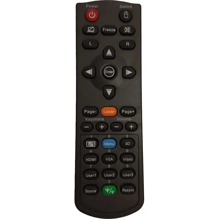 Optoma BR-5011L Original Fernbedienung, kompatibel mit EH461, EH470, EH460ST, S365, W365, X365, W354, sofort einsetzbar