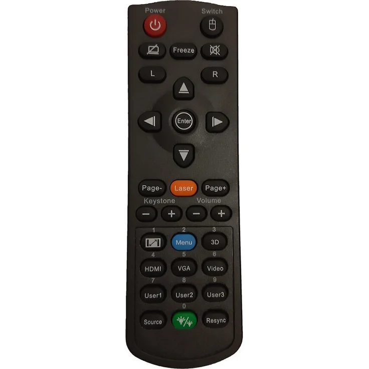 Optoma BR-5011L Original Fernbedienung, kompatibel mit EH461, EH470, EH460ST, S365, W365, X365, W354, sofort einsetzbar