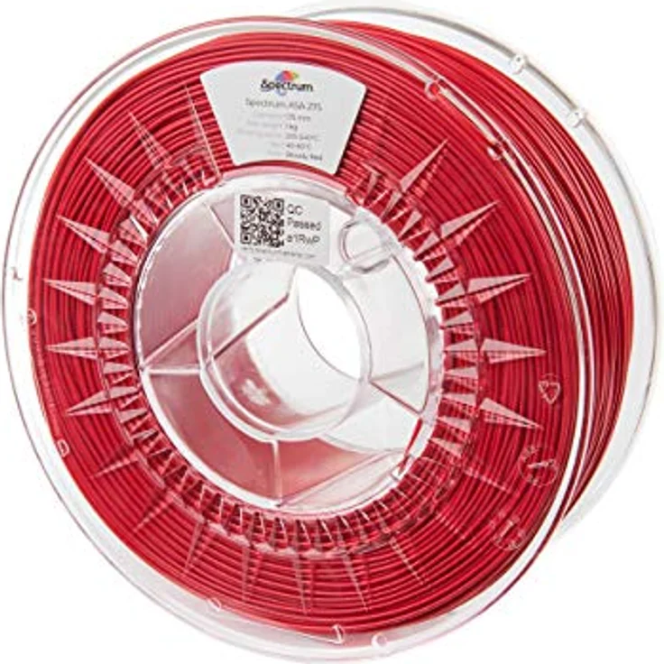 Spectrum ASA 275 Bloody Red, 3D-Druckfilament mit UV-Beständigkeit und präziser Druckgenauigkeit – Bild 2