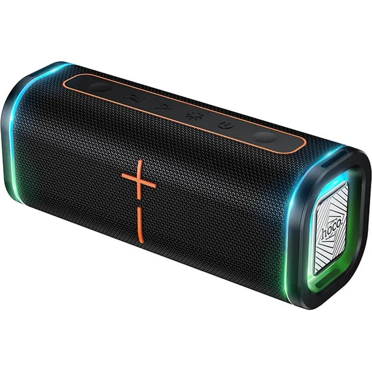 Hoco HC51 Bluetooth Lautsprecher, 30W mit RGB LED, TWS, tragbar, Schwarz