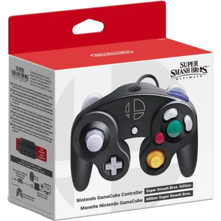 Nintendo GameCube Controller - Super Smash Bros. Ultimate Edition Schwarz (2680498) (Switch) – Bild 2