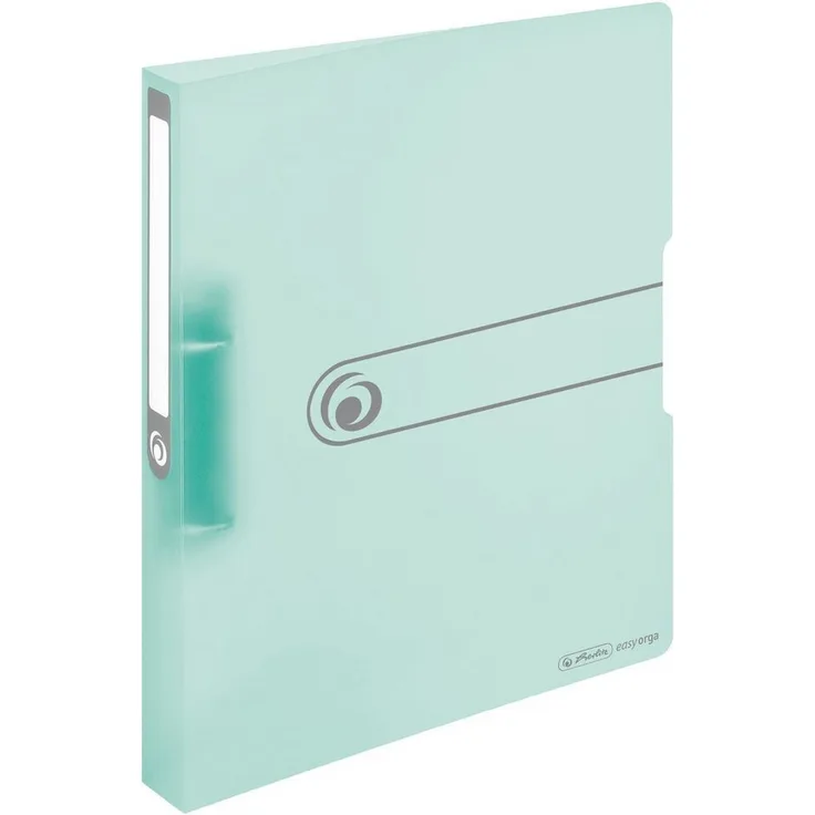 Herlitz Aktenordner Herlitz Ringbuch / DIN A4 / PP / 2-Ringmechanik / 38mm / transparent minze