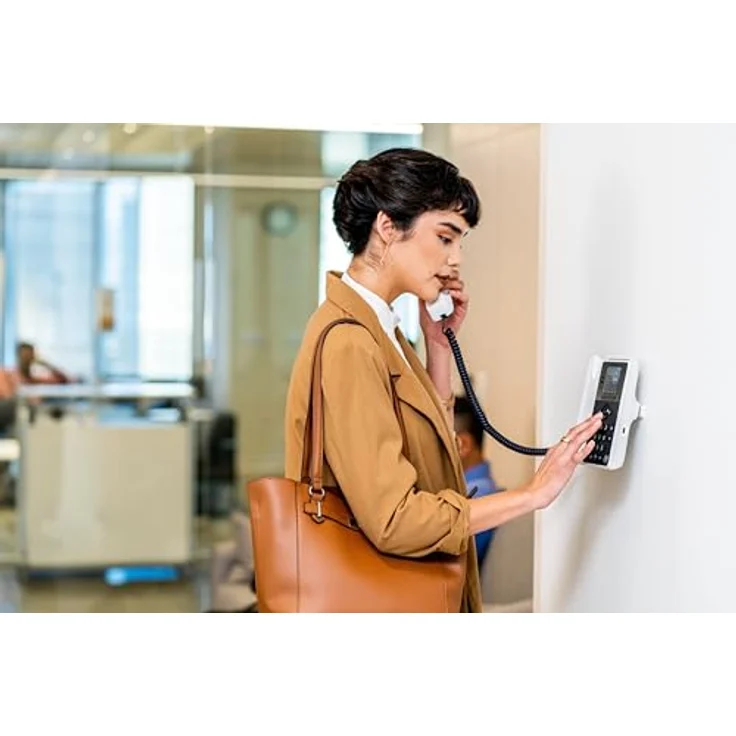 HP Poly Edge E100 IP Telefon, PoE-fähig mit Hintergrundgeräuschreduzierung und modernem Design – Bild 6
