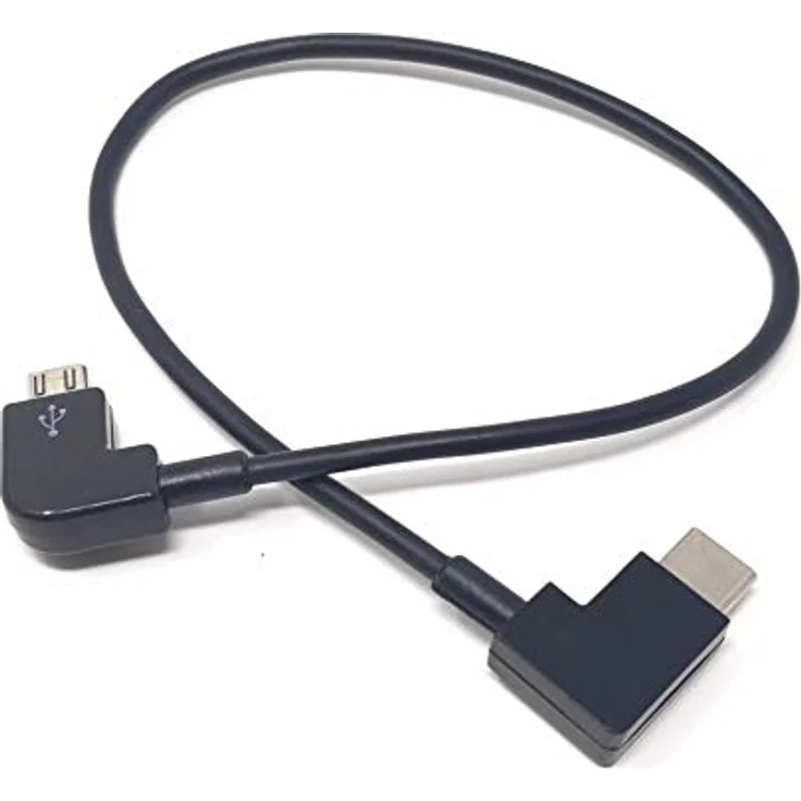 System-S USB Kabel 3.1 Typ C auf Micro USB rechts Winkel 30cm 10069061986264 – Bild 4