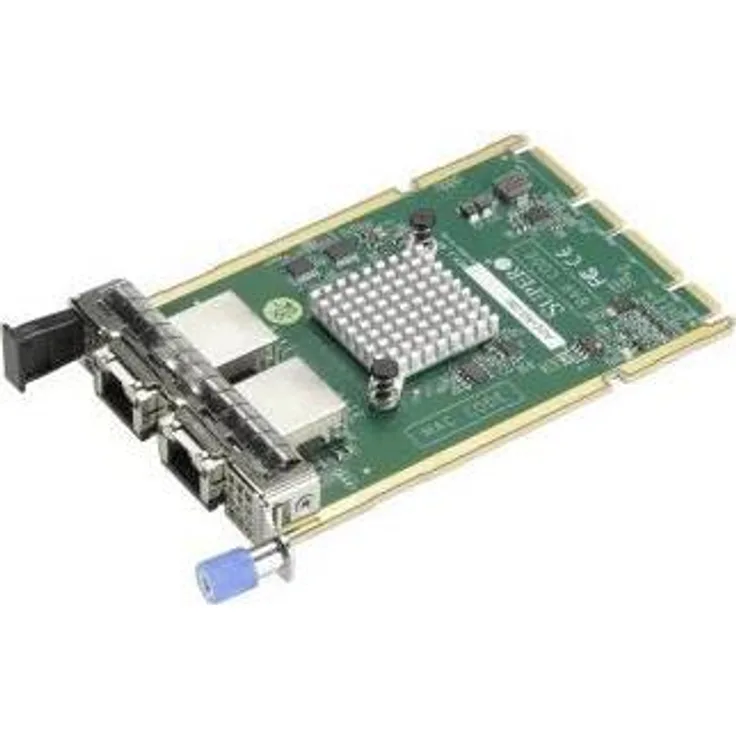Supermicro AOC-AG-I2M-O, Netzwerkkarte mit 2x 1Gbps Ports, Intel® i350 GbE Controller und Asset Management Funktionen