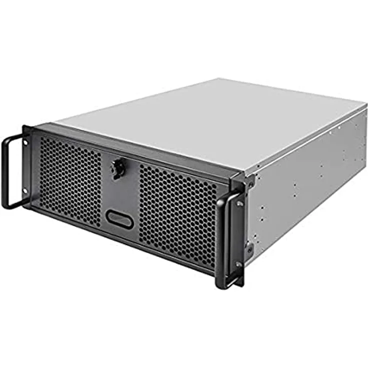 Silverstone SST-RM400 - 4U Rackmount Server Gehäuse, Unterstützt Mainboards bis SSI-Ceb und ATX (PS2)/Mini Redundante Netzteile