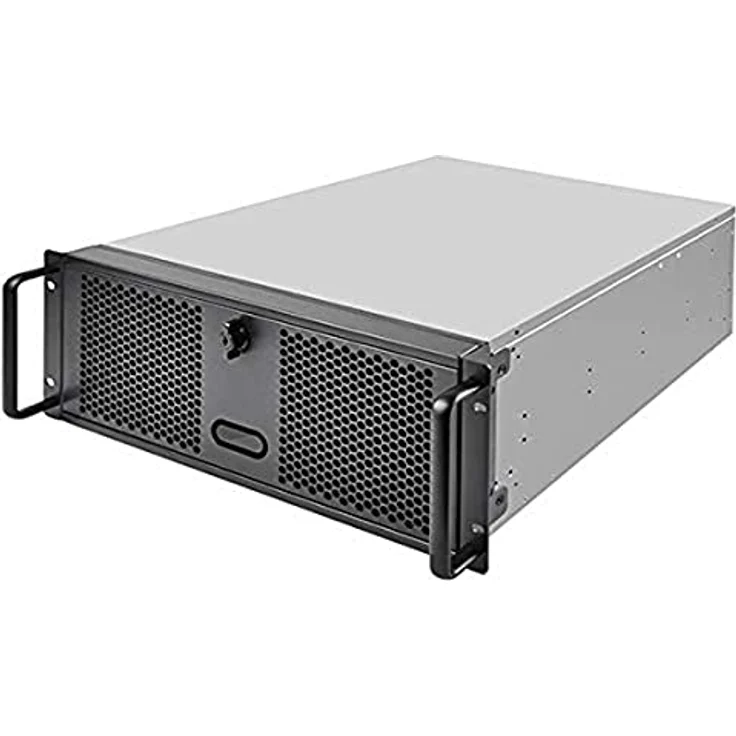 Silverstone SST-RM400 - 4U Rackmount Server Gehäuse, Unterstützt Mainboards bis SSI-Ceb und ATX (PS2)/Mini Redundante Netzteile – Bild 1