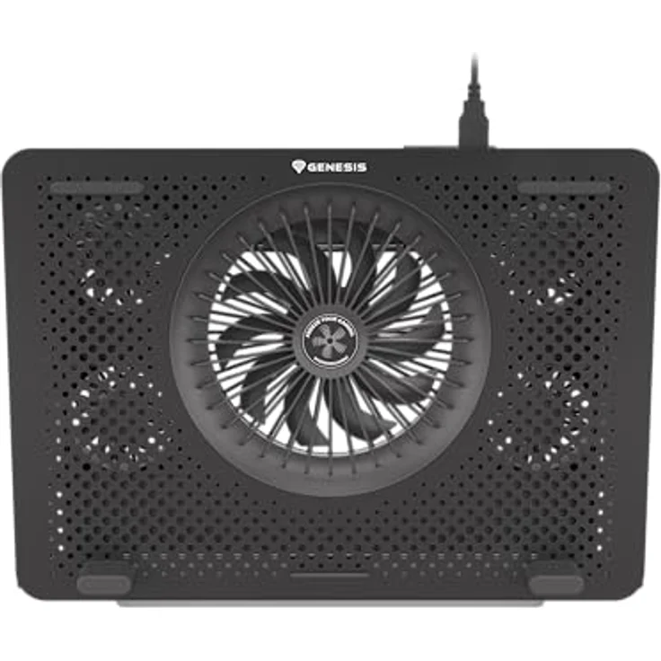 Genesis Kühler Oxid 450 RGB, Laptop-Kühler mit 4 Ventilatoren und 5 Neigungswinkeleinstellungen, für Laptops bis 15,6 Zoll – Bild 6