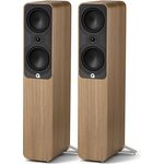 Q Acoustics 5050 Standlautsprecher Holme Oak - 2 x 6 Mittel-/Bass-Treiber, 2,5 cm Hochtöner - Surround-Sound für TV/Plattenspieler - Holme-Eiche