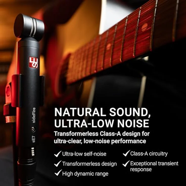 sE ELECTRONICS sE7 sideFire, Kondensatormikrofon für Pro Audio mit ausgewogener Verarbeitung – Bild 3