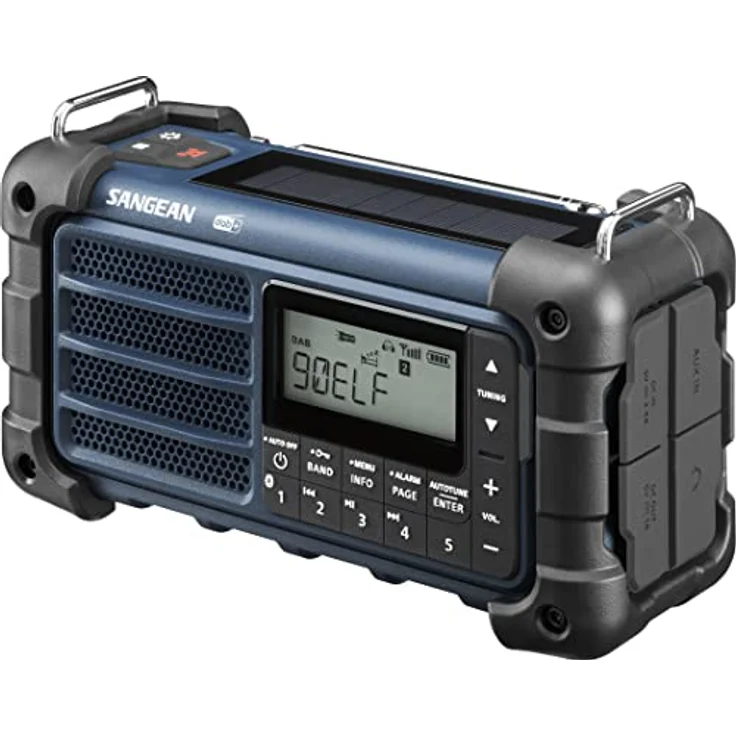 Sangean MMR-99 Notfallradio mit Bluetooth, DAB+, FM-RDS, blau – Bild 2
