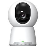 Logicom Home Überwachungskamera für den Außenbereich, HD 1080p, Cammy Outdoor, Home Security, WLAN, Bewegungserkennung, Infrarot-Nachtsicht, programmierbar, mit Appli, Weiß
