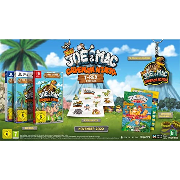 New Joe & Mac: Caveman Ninja - T-Rex Edition [Switch] – Bild 2