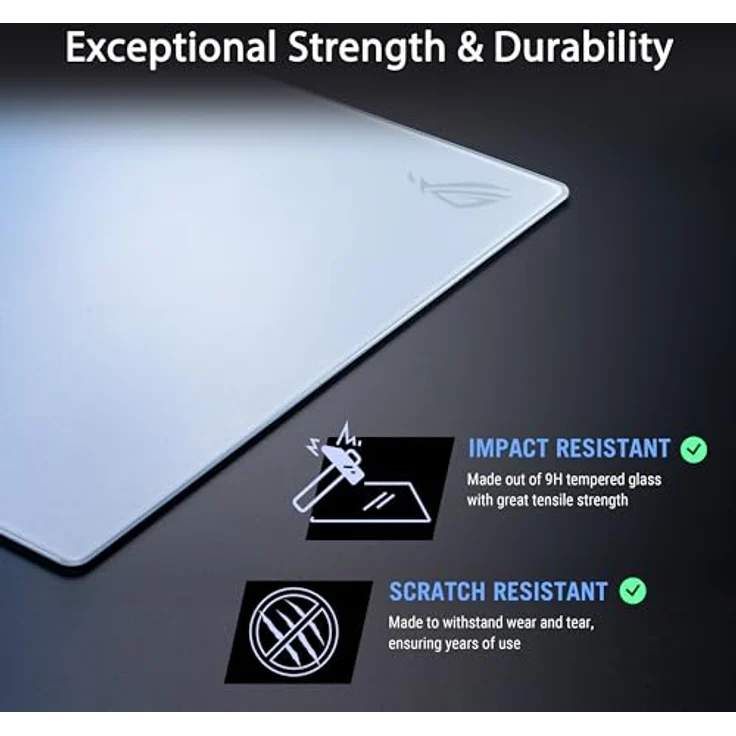 ASUS ROG Moonstone Ace (L), Mausmatte, Weiss – Bild 5
