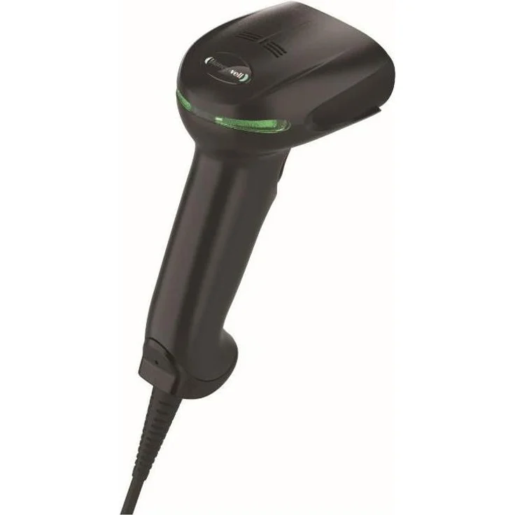 Honeywell 1950G USB Kit, Kabelgebundener Barcode-Scanner für 1D- und 2D-Barcodes, Schwarz mit Schutzart IP52 und 3m USB Typ A-Kabel