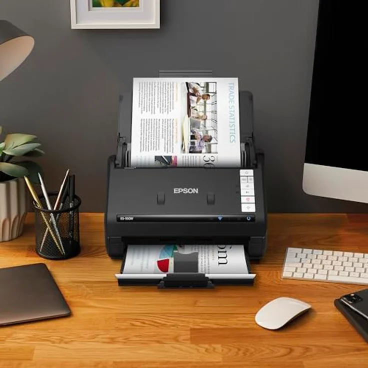 Epson WorkForce ES-550W, Dokumentenscanner mit Duplex-Funktion, 600 x 600 dpi, schwarz – Bild 6