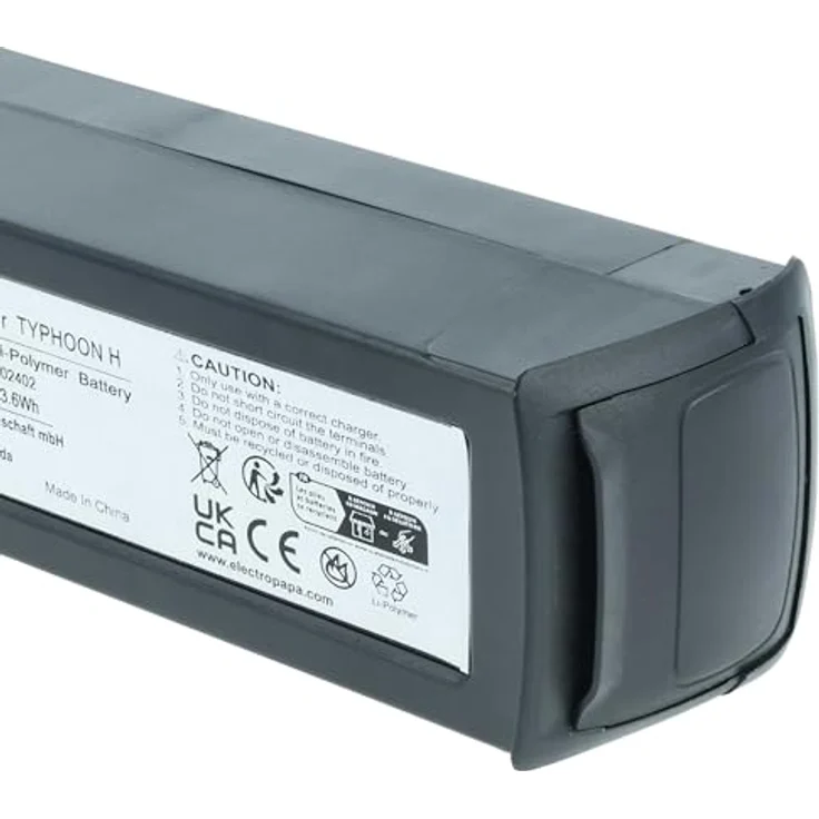 vhbw Akku für Yuneec H480 und Typhoon H, Li-Polymer 7000 mAh (14,8 V), schwarz, leistungsfähiger wiederaufladbarer Drohnen-Akku – Bild 7