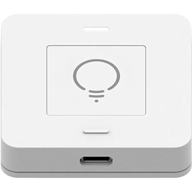 myStrom MYSLPQWBP2, WiFi Button Plus Smart Home Hub mit 4 Tasten, Temperatur- und Luftfeuchtigkeitssensor, IFTTT-kompatibel
