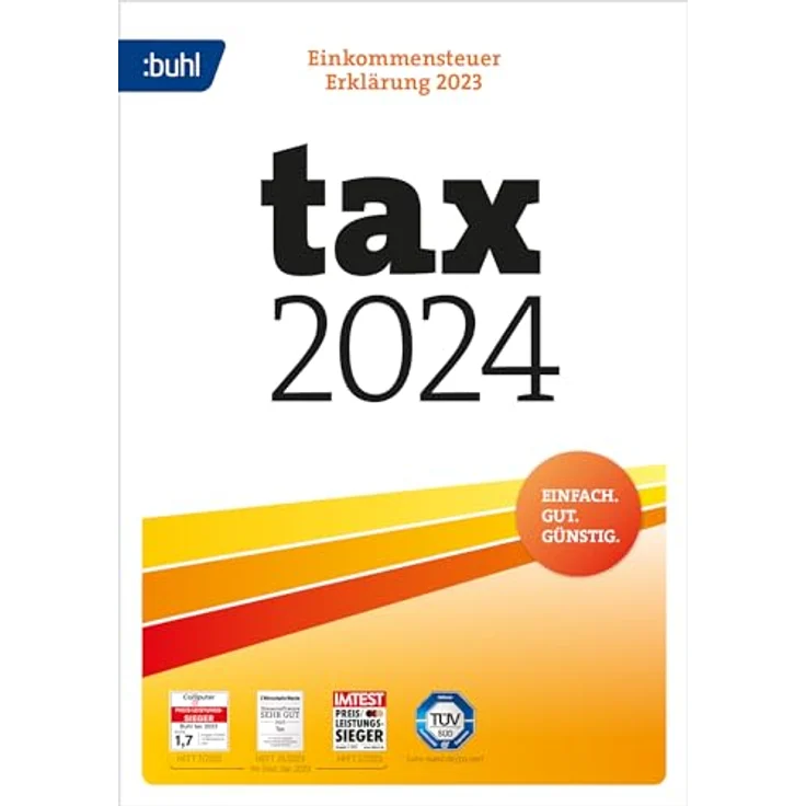 Tax 2024 DVD Box (für Steuerjahr 2023), frustfreie Verpackung – Bild 1