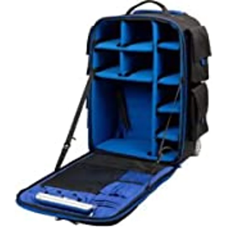 camRade travelMate Large, Kameratasche für Profikameras bis 52 cm, wasserabweisend, schwarz – Bild 3