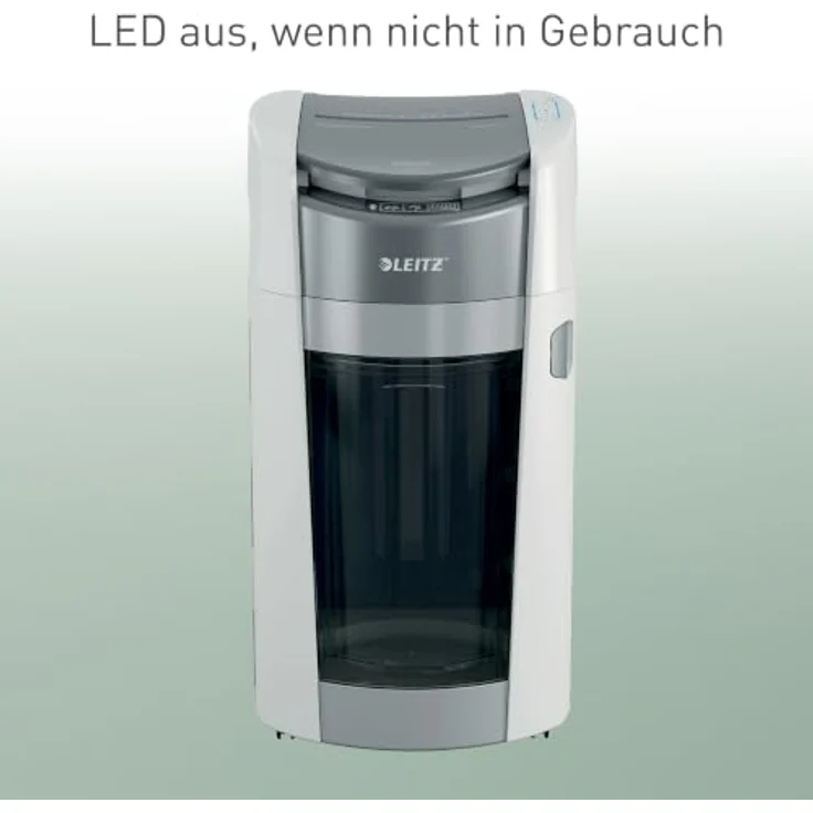 LEITZ IQ OptiMax Autofeed Office Pro 600, Aktenvernichter mit Partikelschnitt P-5, 55 dB, 50 l Auffangbehälter, bis 600 Blatt – Bild 11