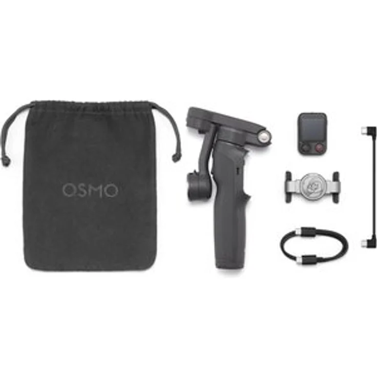DJI Osmo Mobile 8P Standard Combo, Smartphone-Gimbal mit 3-Achsen-Stabilisierung, 10 Stunden Akkulaufzeit und integriertem Stativ