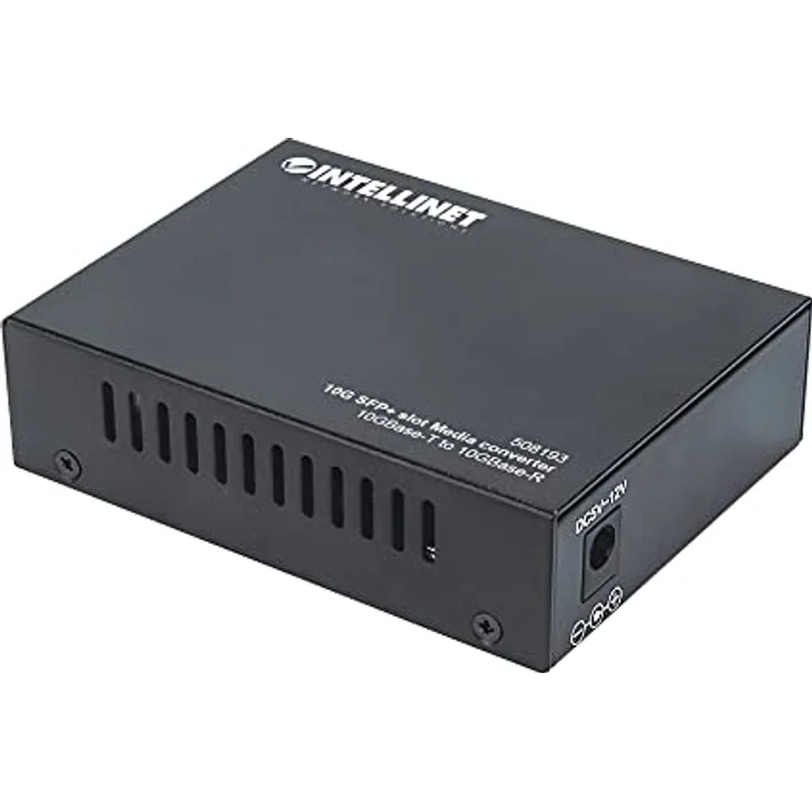 Intellinet Medienkonverter, Transceiver, Schwarz - 10 GigE, 5 GigE, 2.5 GigE, RJ-45 / SFP+ bis zu 100 m – Bild 6