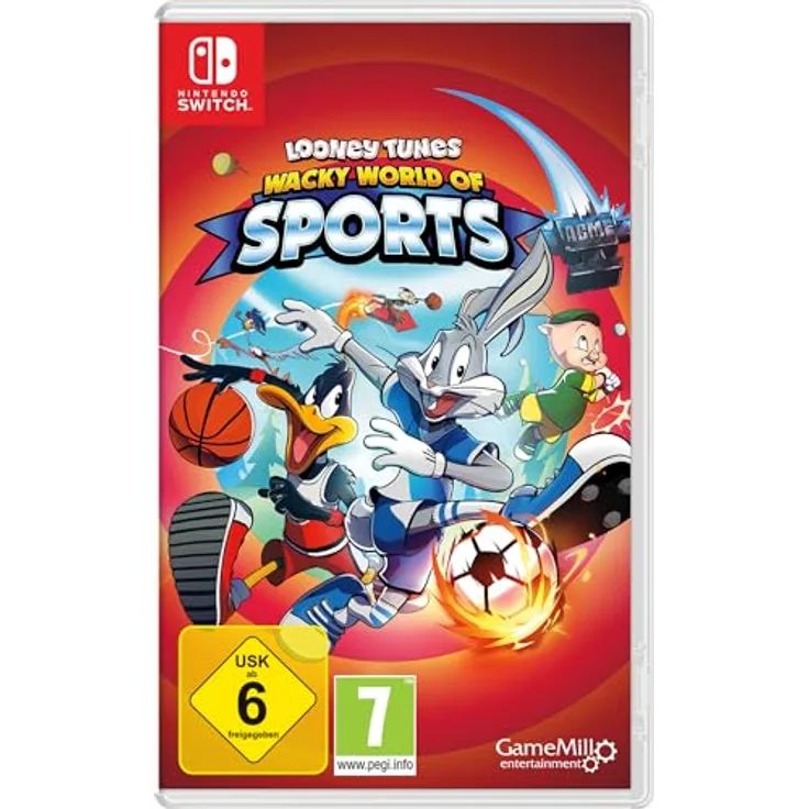 GameMill Looney Tunes Wacky World of Sports, Nintendo Switch Spiel mit 9 kultigen Charakteren