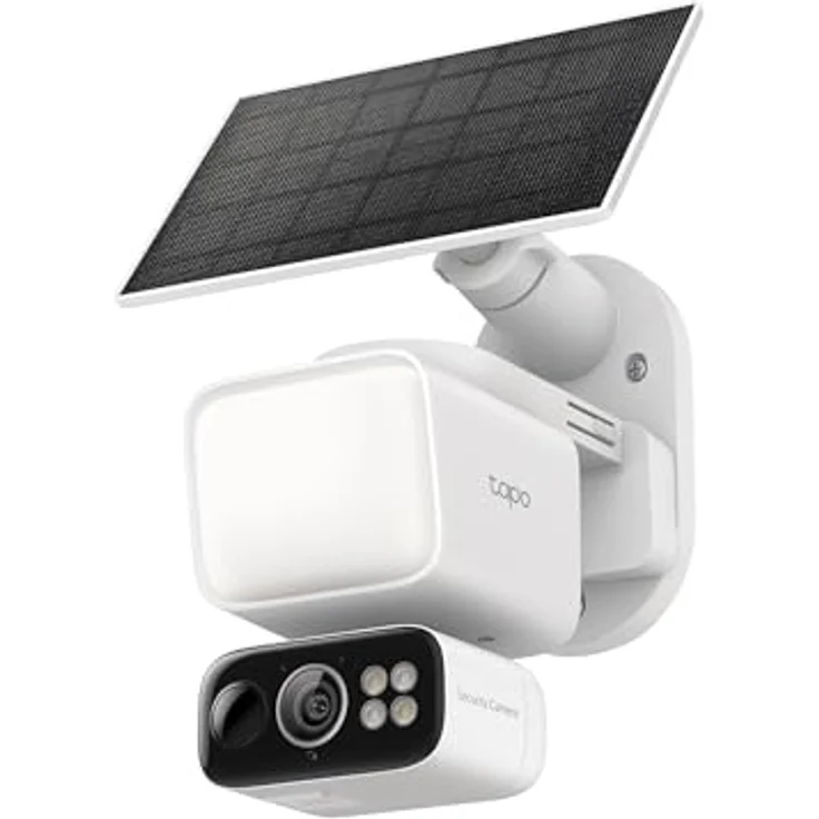 Tapo C615F KIT, 360° Solar Überwachungskamera Außen mit Akku, 2K 3MP, KI-Erkennung, 24/7 Aufnahme, 2-Wege-Audio, IP65, kompatibel mit Alexa & Google – Bild 1
