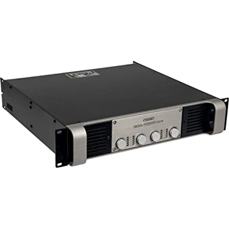 PSSO QCA-10000 MK2 4-Kanal-Endstufe SMPS, Verstärker mit Schaltnetzteil, 4 x 2500 W / 2 Ohm, 4 x 2100 W / 4 Ohm, Class-I-Technologie (Farbe: Schwarz) – Bild 2