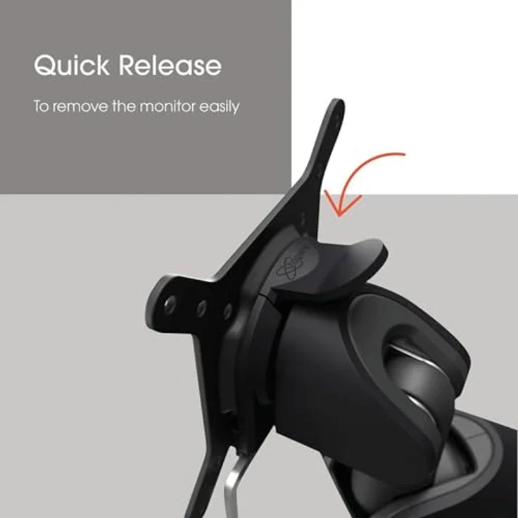 Vogels Pro Motion 4136, Höhenverstellbare Monitor Halterung für Wand- und Tischmontage, Schwarz, geeignet für 43 Zoll Monitore bis 10 kg, TÜV-zertifiziert mit 10 Jahren Garantie – Bild 5