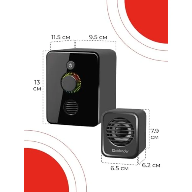 Defender Głośniki Komputerowe v12 2.1 11w USB Podświetlenie LED PC-Lautsprecher von Defender, Modell Głośniki Komputerowe V12 2.1 11 W USB Podświetlenie LED – Bild 3