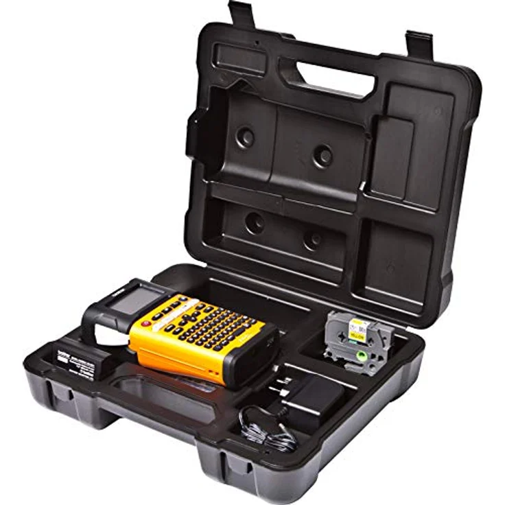 Brother PT-E300VP Industrielles Beschriftungsgerät inklusive Lithium-Ionen Akku, Netzadapter und Transportkoffer (für TZe-Schriftbänder und HSe-Schrumpfschläuche, Thermotransfer-Druckverfahren) – Bild 5