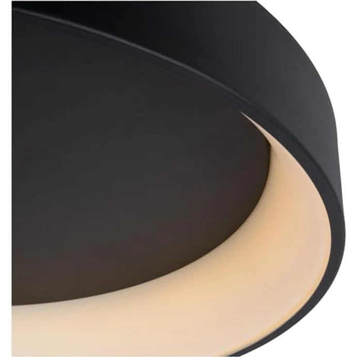 LUCIDE TALOWE LED Deckenleuchte Ø 30 cm LED Dim. 1x20W 3000K Schwarz - Dimmbare Deckenbeleuchtung aus Aluminium – Bild 5