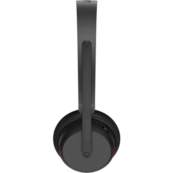 Lenovo 6550, On-Ear Bluetooth Headset mit ANC, kabellos, Schwarz, integrierte Mikrofone mit Geräuschunterdrückung, 60 Stunden Akkulaufzeit – Bild 8