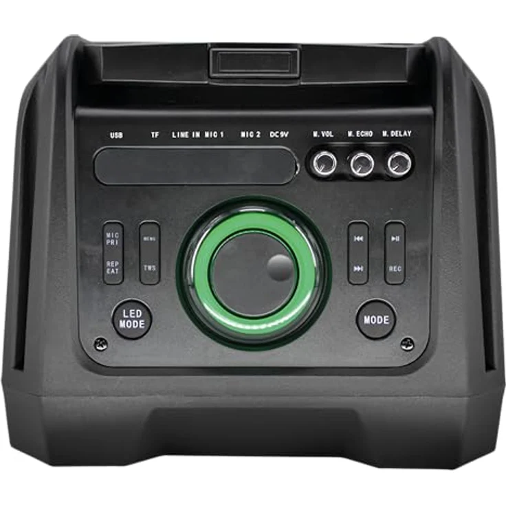 N-Gear The Flash 1540, 15-Zoll Bluetooth-Lautsprecher mit Lichtshow, Mikrofon und 500 Watt Leistung – Bild 10