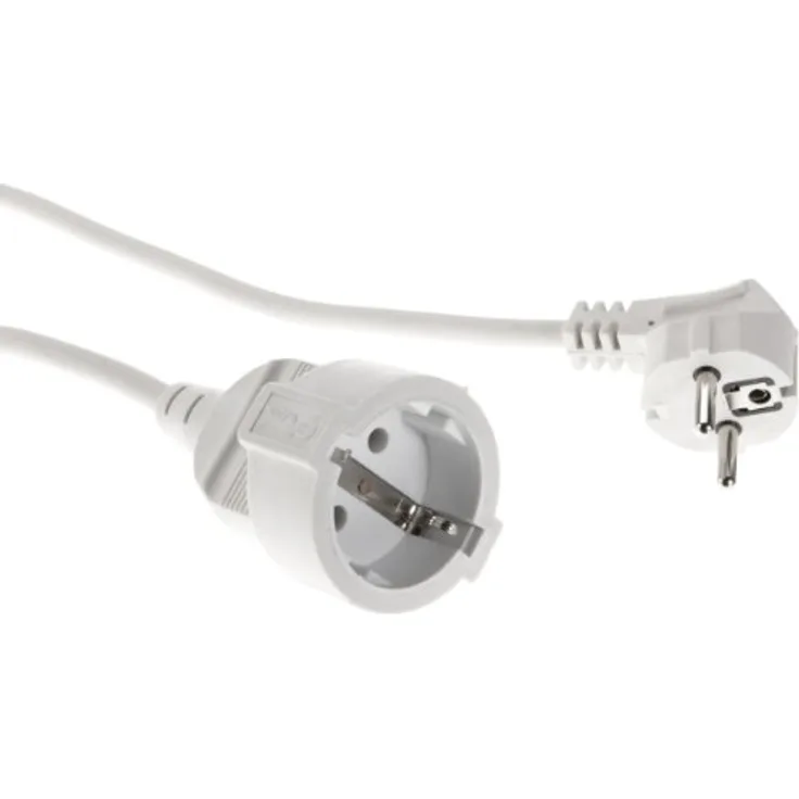 Bachmann 2046022 341.284 Schuko-Verlängerung 2,0 m weiß