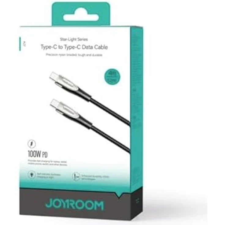 Joyroom Pioneer Series SA31-CC5, USB-C auf USB-C Kabel mit 240 W und 1,2 m Länge, Schwarz – Bild 7