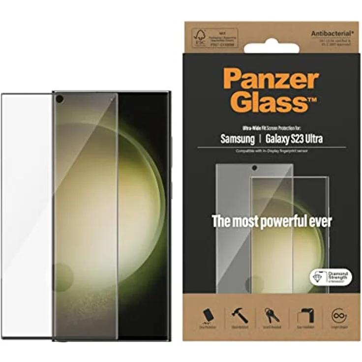 PanzerGlass Screen Protector Samsung Galaxy S23 Ultra AB UWF Displayschutzfolie – Bild 2