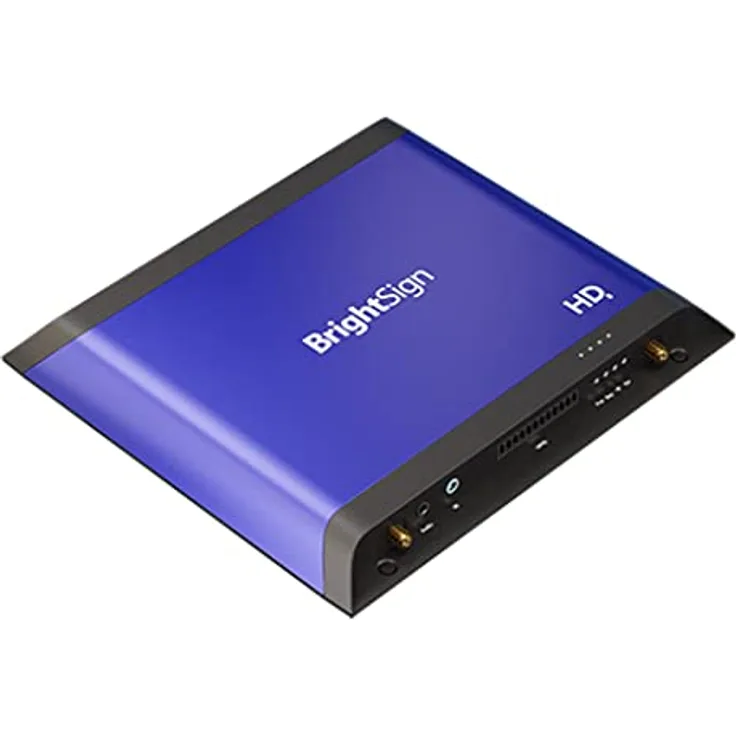 BrightSign HD225 4K Digital Signage Player mit HDR10, Dual-HD-Videodekodierung und vielseitigen I/O-Verbindungen