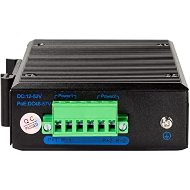 LogiLink Industrie Gigabit Ethernet Switch, 4-Port 1000 Mbit/s + 1-Port SFP (für Glasfaser Backbone) – Bild 4