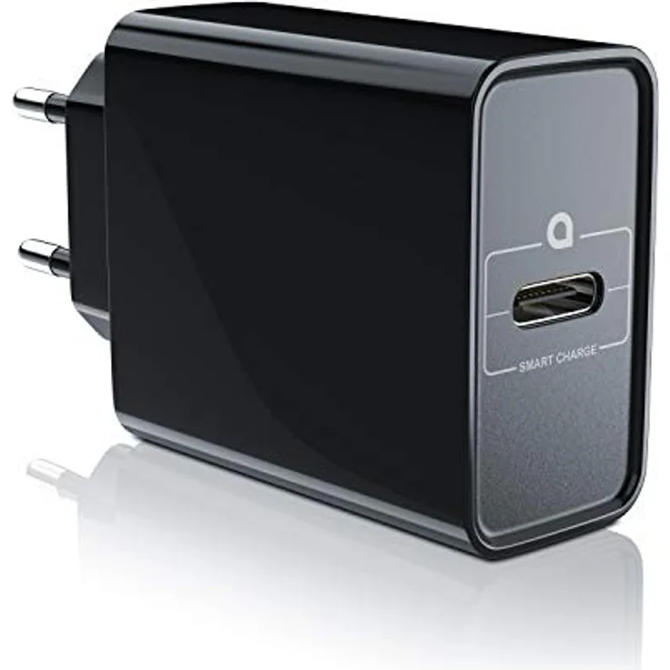 CSL - USB C Ladegerät Netzteil mit Power Delivery 30 Watt - USB Charger Ladeadapter - Schnellladefunktion - Kompatibel mit MacBook Pixel iPhone X XS 8 Plus Samsung S10 S9 S8 Note 8 und mehr – Bild 2