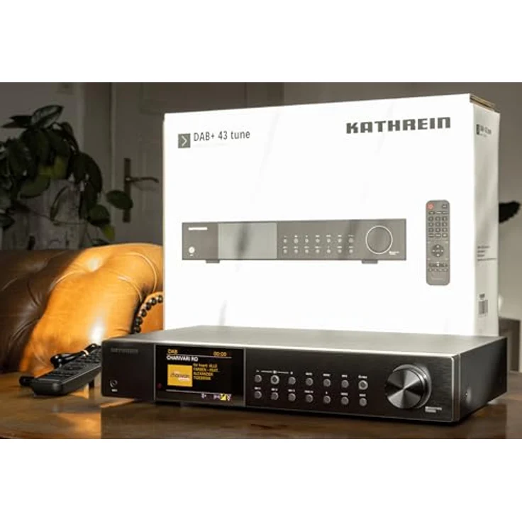 Kathrein DAB+ 43 Tune Musiksystem – 4" Farbdisplay, Bluetooth-Transmitter, Internetradio, DAB+, UKW, 30 Sender-Speicherplätze – Bild 6