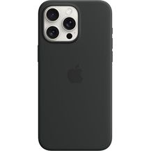 Image for Apple iPhone 15 Pro Max Silikon Case mit MagSafe – Schwarz ​​​​​​​