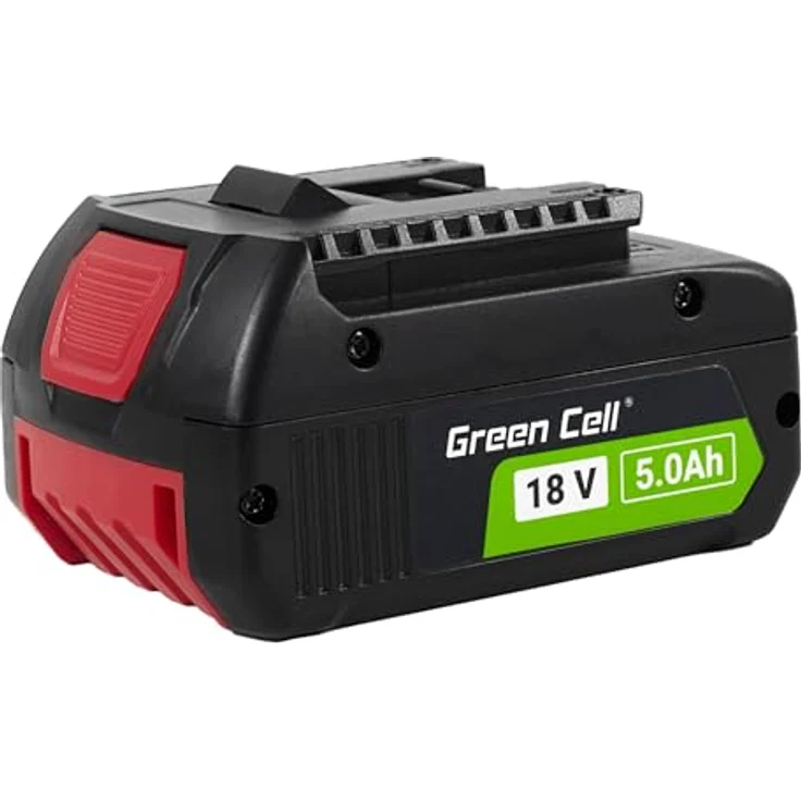 Green Cell Akku Bosch GBA1600A002U5, 18V 5Ah, leistungsstarker Lithium-Ionen Akku – Bild 2