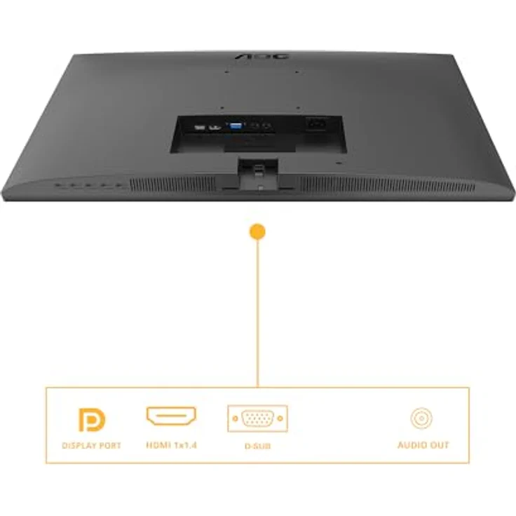 AOC 24B3QA2 24 Zoll Full HD Monitor, 120 Hz, Adaptive Sync, Lautsprecher, 1 ms Reaktionszeit, schwarz – Bild 4