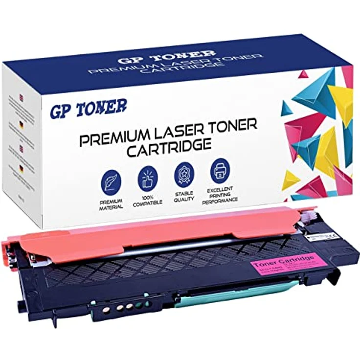 GP TONER CLT-404S, Toner für Samsung Xpress C430/C480, Magenta, bis zu 1000 Seiten, PREMIUM Qualität