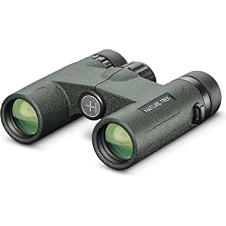 Hawke Nature-Trek 8x25 Fernglas, grünes, wasserdichtes Design mit 10 Jahren Garantie für Jagd und Naturbeobachtung