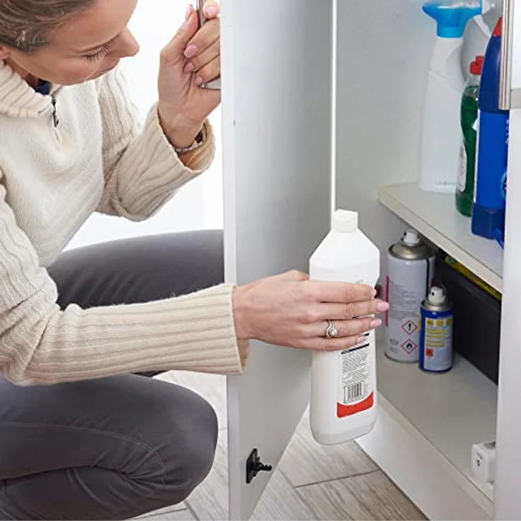 Yale - Smart Cabinet Lock - Smartes -Schrankschloss - (05-SCL1-0-00-50-11) - Kleines Design - Automatische Verriegelung - Schlüssellos - Kindersicherung Werkzeugen und Medizinschränken – Bild 4