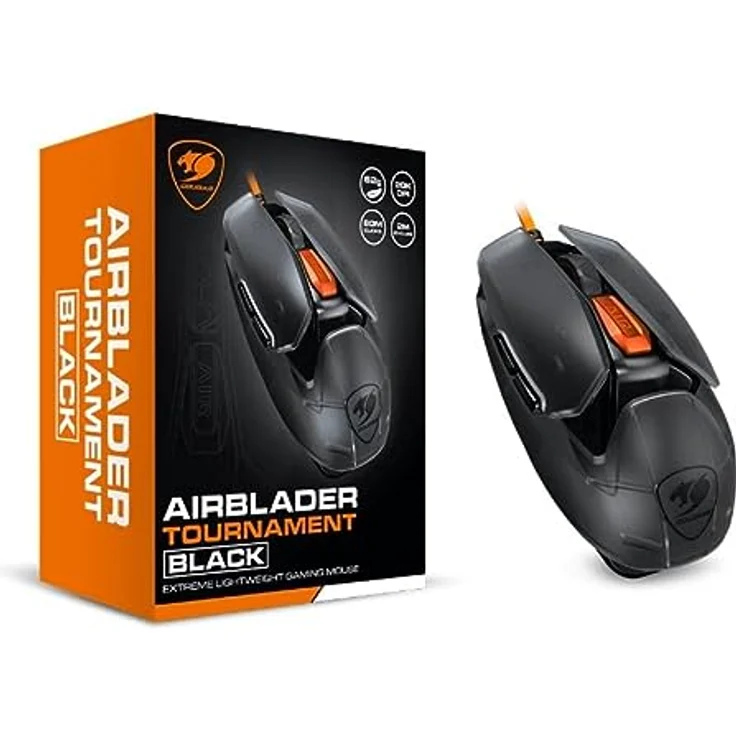 Cougar Airblader Tournament Maus kabelgebunden (schwarz) – Bild 1